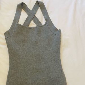 Abercrombie Crossback Sweater-Knit Bodysuit